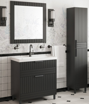 Тумба напольная Corozo Терра 80, серый