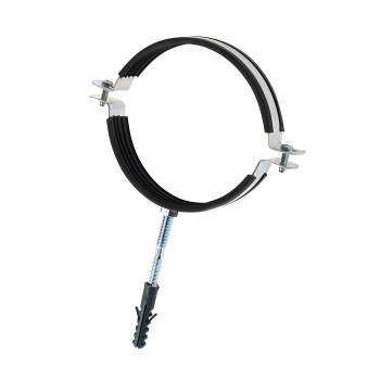 Хомут металлорезиновый с дюбелем и шурупом Ø 108-114 мм 4" (аналог ЯЫ46)*1/60