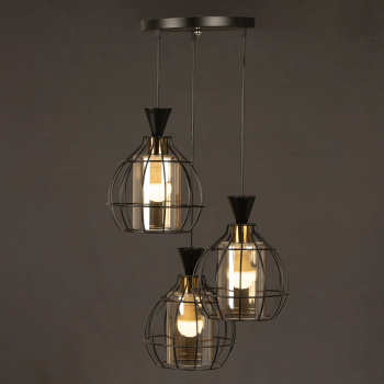 Люстра 03263-0.4-03 BK Е27 60Вт S=18м2  *1