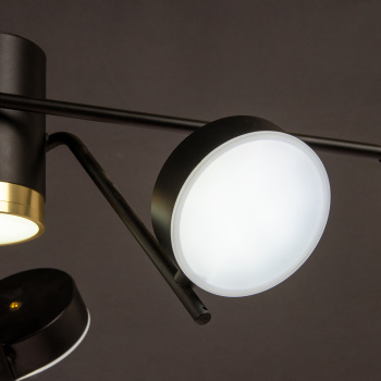 Люстра Verner Lighting N41826+1, LED 3000K-6500 K, черный