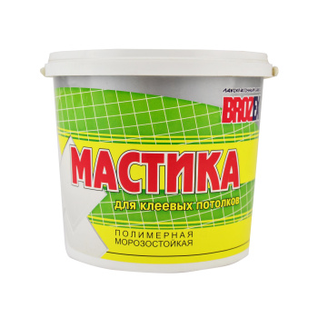 Мастика для клеевых потолков 1,5 кг BROZEX *12/432