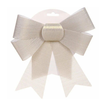 Бант на елку «Волшебство», 17х23 см, перламутр