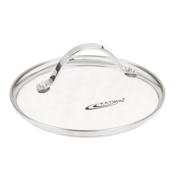 Кастрюля нерж. "Катунь" "Альта" 1,6л d16см термораспред. дно, Стекл. кр. KT-SET-005-16 *1/8