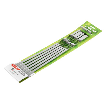 Набор прямых шампуров 45х1 см Hot Pot, 6 шт. Набор прямых шампуров 45х1 см Hot Pot, 6 шт.