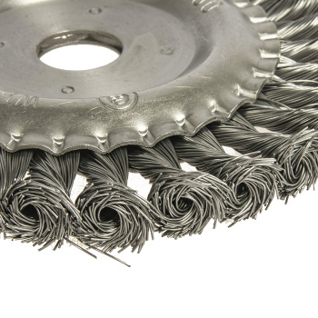 Щетка-крацовка "круглая" витая проволока 150мм*22,23мм PATRIOT *1/60