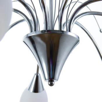 Люстра "Федерика" 9хЕ14 40Вт хром 85х85х40 см BayerLux 9408367	S=18м2  *1