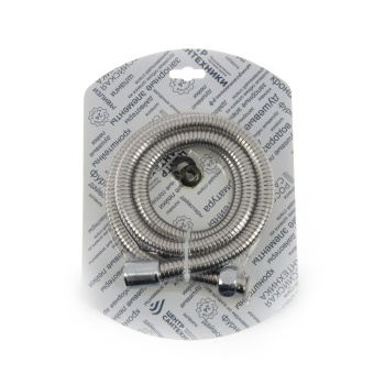 Шланг для душа 1,5м рус-имп.конус Люкс ЦС-1500 нерж. (Подольск) *1/50