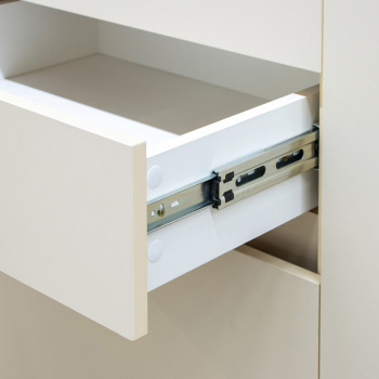 Шкаф напольный 600х850х600 мм BROZEX-WOOD Melissa, с тремя ящиками, светло-бежевый