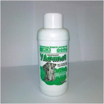 Средство для выгребных ям и туалетов "Удачный" 0,5л (биопрепарат) *14