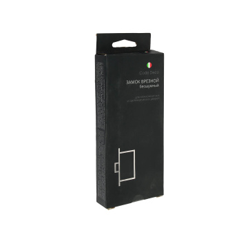 Защелка врезная с фиксацией APECS 5300-P-WC, цвет никель матовый