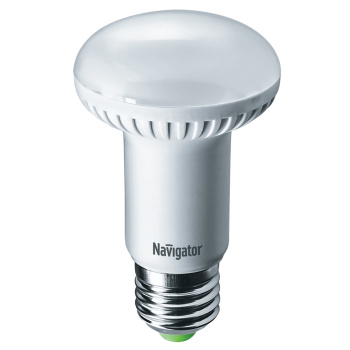 Лампа светодиодная 8W Е27 рефлектор 2,7К теплый матовая R63 Navigator 94260 ***1/100
