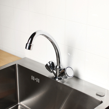 Смеситель для кухни Roegen RR021A, высокий излив, двухвентильный Смеситель для кухни Roegen RR021A, высокий излив, двухвентильный