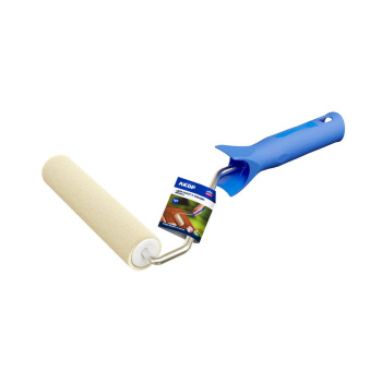 Валик-миди 160мм в сборе д/работ с лаками,d-25мм,ворс5мм,ручка30см,велюр (Акор) *1/40