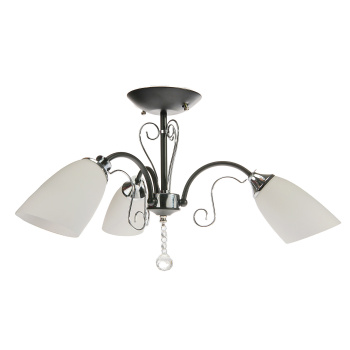 Люстра Verner Lighting А2516/3, 40 Вт, Е27, 3 лампы, черный/хром