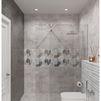 Плитка настенная Куба серая люкс 300*600*9 (0.18*9=1,62*32=51,84) Axima ВКЗ