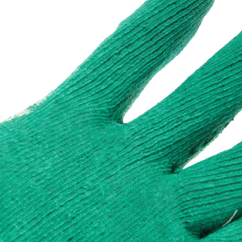 Перчатки рабочие нейлон с латекс, полн облив 13кл 4нит 75гр бел/зелен (арт.4526) Ladoni *10/240 Перчатки рабочие нейлон с латекс, полн облив 13кл 4нит 75гр бел/зелен (арт.4526) Ladoni *10/240