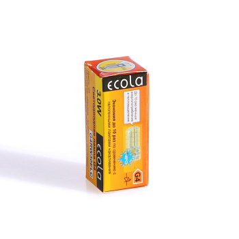 Лампа светодиодная Ecola, G4, капсула, 220 В, 3 Вт, 240 Лм, 2700 К, теплый белый