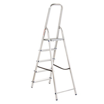 Стремянка алюминиевая 5 ступеней, выс.верхн. площ.1,03м "NV1111" 1111105 "Новая высота" *1 Стремянка алюминиевая 5 ступеней, выс.верхн. площ.1,03м "NV1111" 1111105 "Новая высота" *1
