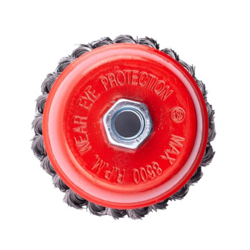 Щетка для УШМ чашка М14 крученая 100мм VIRA (арт.576100) *1