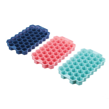 Форма для льда силиконовая "Соты" 37 ячеек, 200х120мм (арт.891-294) *12/240