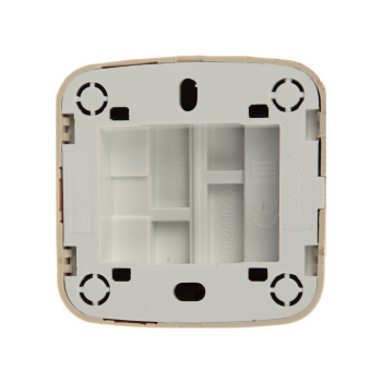 Выключатель Дача ОП 1кл. сосна 10А Народная SQ1824-0051