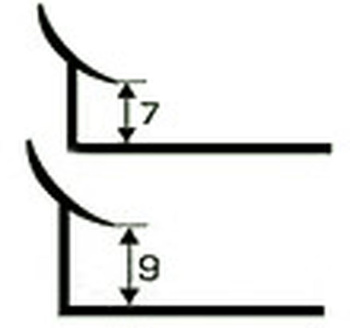 Профиль д/каф.плитки 9мм внутренний 2,5м 0001белый РСП *50