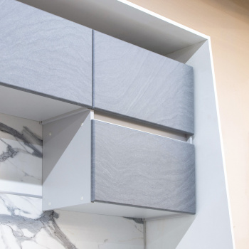 Шкаф навесной 600х676х290 мм BROZEX-WOOD GreyWind Горизонт, с двумя дверцами