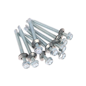 Саморезы кровельные BROZEX пакет 6,3*76 (10шт) *10/100