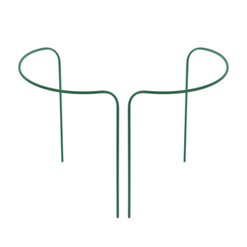 Кустодержатель d=60 см, h=90 см, ножка d=1 см, металл, зеленый (набор 2 шт)  4181507