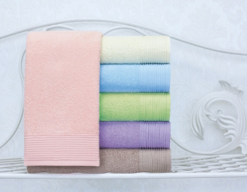 Полотенце махровое 50*90см Палитра ванильный 300гр/м2 Самойловский текстиль *5/20