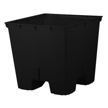 Кашпо пластм. "London CUBE"  4,2л 177х177мм h184мм со вставкой Вулканический серый IG780010026 *1/6