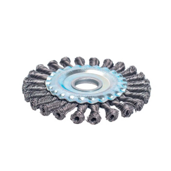 Щетка для УШМ плоская крученая 125мм VIRA арт.575125 *1