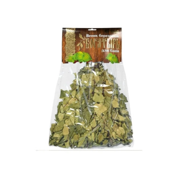 Веник берёзовый "Богатырь", ручка с обмоткой, "Банные штучки" /15