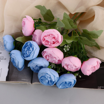 Букет искусственный «Камелия галант», 5×26 см, МИКС