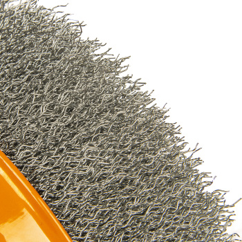 Щетка-крацовка "чаша" гофрированная проволока 125мм*ХМ14мм PATRIOT *1/30