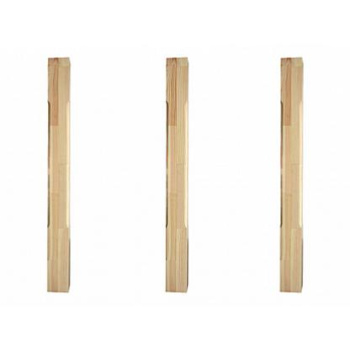 Заходный столб 8х8х110 см Арелан, точеный, тип 3, сосна, сорт экстра