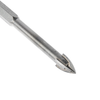 Сверло по стеклу/керамике 8,0мм (1шт) 6гр.хвост.п/шуруповер 4 грани HEX CROSS (арт.CXCR8079) *1/50