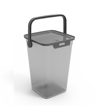 Контейнер для хранения пластм. "Smart" 8,5л 235х220х315мм Проз./серый арт.99301("Полимербыт")*1/12