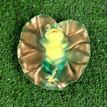 Садовая фигура "Лягушка на спине" 13х6см  3622946