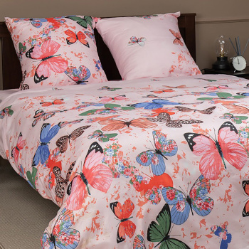 Постельное белье евро макосатин 24238 Butterflies Amore Mio, наволочки 70*70 - 2шт *1
