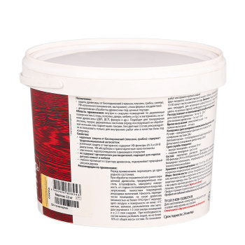 Защитно-декоративное покрытие 2.5 кг для древесины Eurotex Аквалазурь, акриловое, сосна