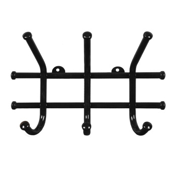 Вешалка настенная "Норма 3" 245х165х80мм черная ВН 64 Ч ("ЗМИ") *1/10 Вешалка настенная "Норма 3" 245х165х80мм черная ВН 64 Ч ("ЗМИ") *1/10