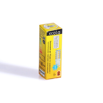 Лампа светодиодная Ecola, G9, капсула, 220 В, 3 Вт, 240 Лм, 2700 К, теплый белый