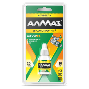 Фум-гель "Алмаз" Высокопрочный 10 г *10/60