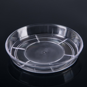 Поддон под кашпо пластм. Прозрачный "зашита пола" д.25см 705 (Tek.A.Tek) *1/20