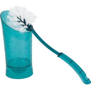 Ерш унитазный с подставкой-емкостью "Vogue" Прозр. Изумрудно-зелен. SC340611100 "Spin&Clean" *1/12