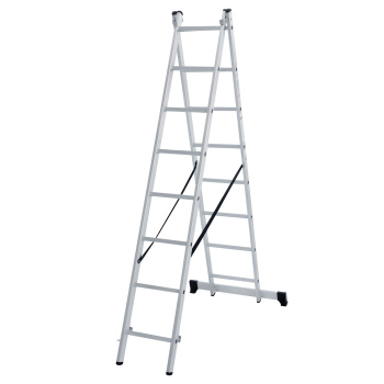Лестница многофункциональная складная алюм. 2х 8ступ.,общ.дл.3,44м,max н.150кгNV1220 1220208"НВ"*1 Лестница многофункциональная складная алюм. 2х 8ступ.,общ.дл.3,44м,max н.150кгNV1220 1220208"НВ"*1