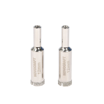 Коронка по стеклу/керамика  12мм алмазная (2шт) (KAC012052302) Novocraft *1