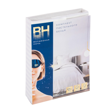 Постельное белье евро поплин Волшебная Ночь 8709/2 Warm white, наволочки 70*70 - 2шт *1/6 Постельное белье евро поплин Волшебная Ночь 8709/2 Warm white, наволочки 70*70 - 2шт *1/6