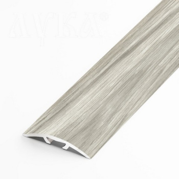 Порог-стык одноуровневый 30х900 мм Лука ЛС 04-2, скрытый крепеж, дуб мелфорд грей